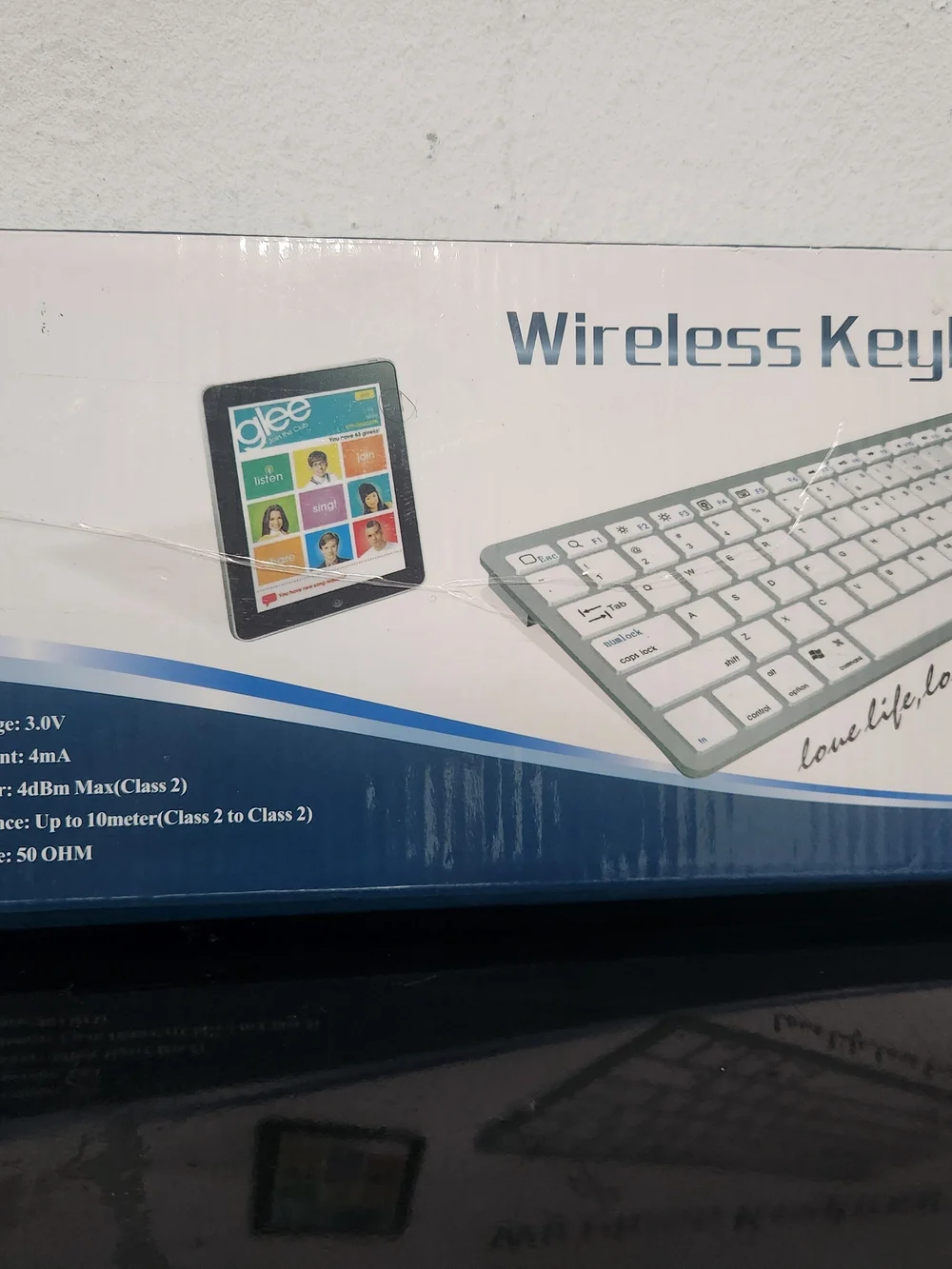 Source Unknown White Wireless Tablet Keyboard